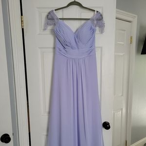 Formal lavender dress